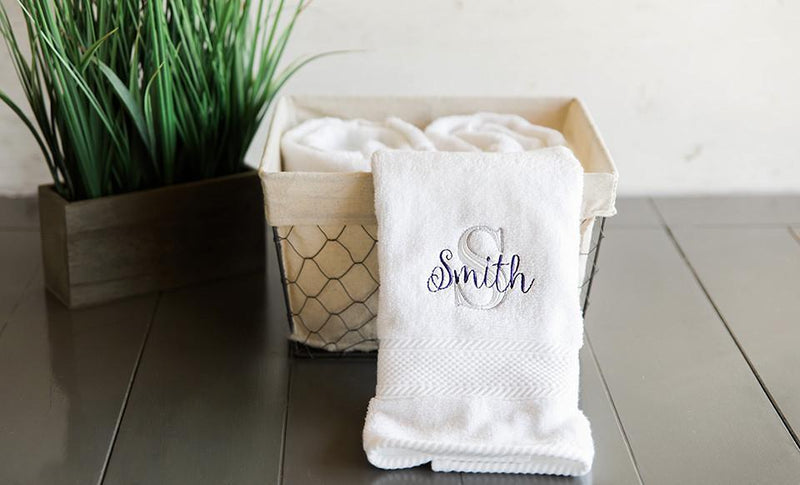 Personalized Luxury Bath Towels - Smith - Qualtry