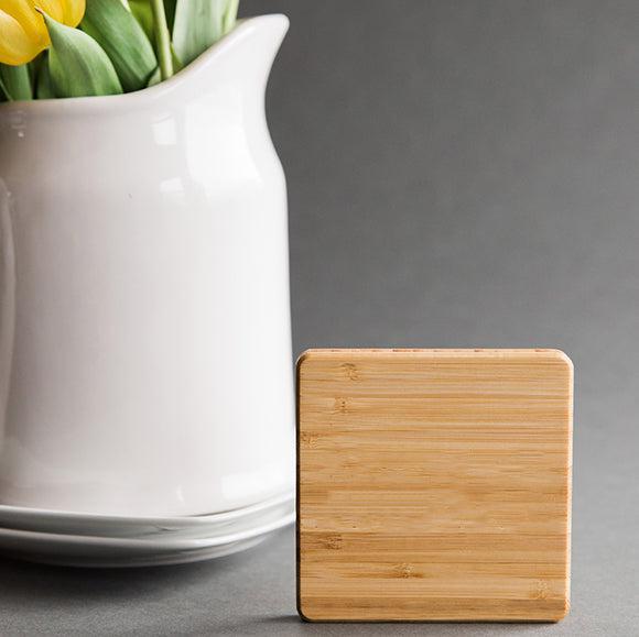 Personalized Man Cave Bamboo Coasters -  - Qualtry