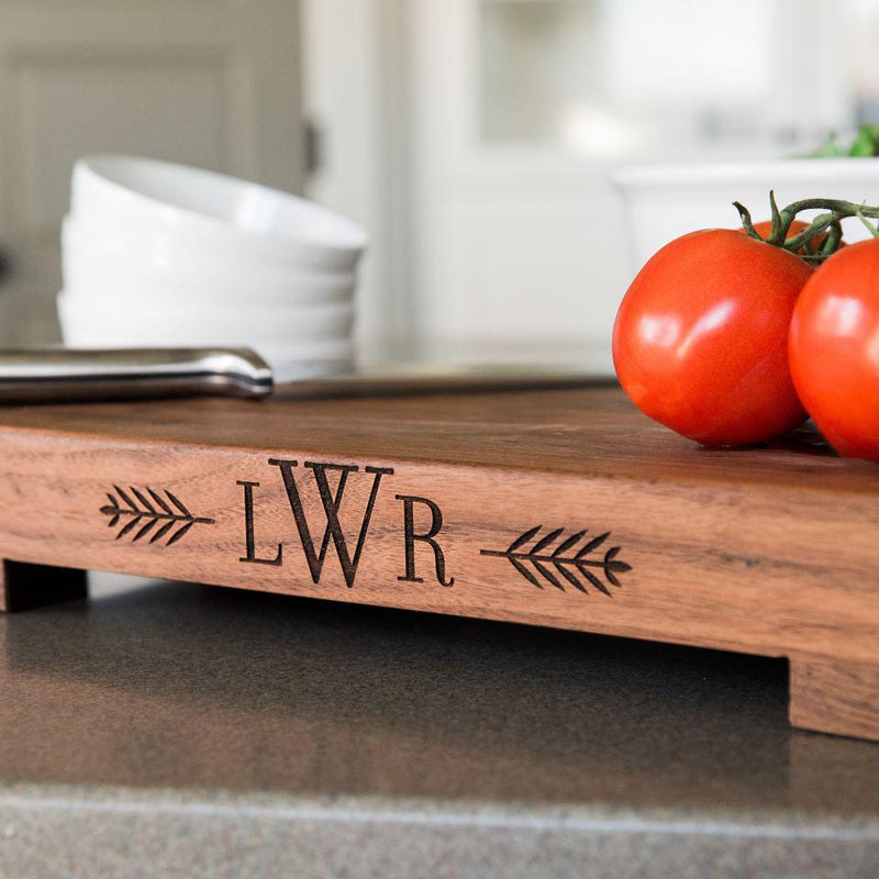 Personalized Walnut Butcher Block Chopping Boards -  - Qualtry