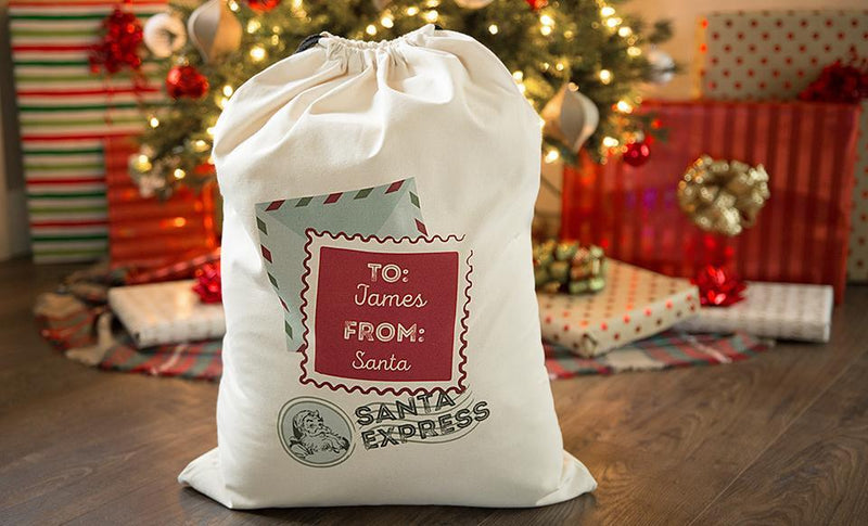 Personalized Jumbo Christmas Gift Bags -