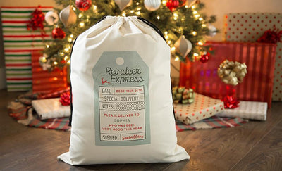 Personalized Jumbo Christmas Gift Bags -