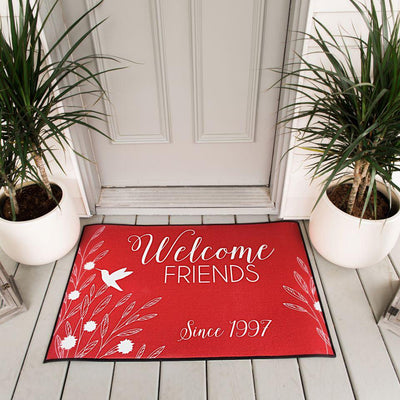 Personalized Colorful Doormats -  - Qualtry