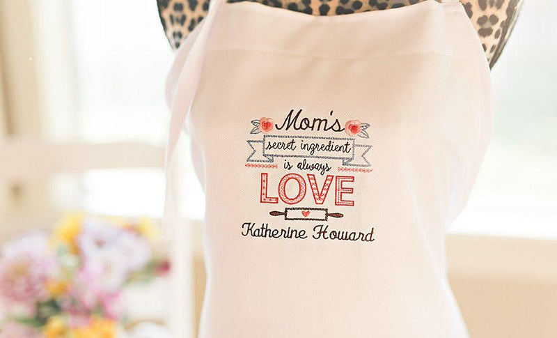 Personalized Embroidered Aprons -  - Qualtry