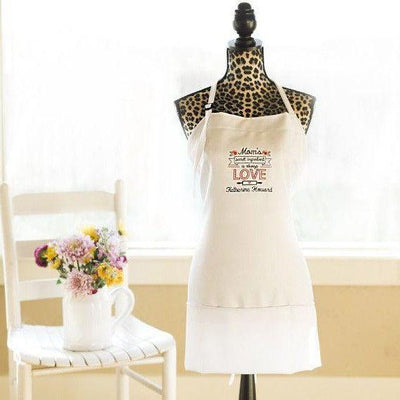 Personalized Embroidered Aprons -  - Qualtry