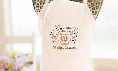 Personalized Embroidered Aprons -  - Qualtry
