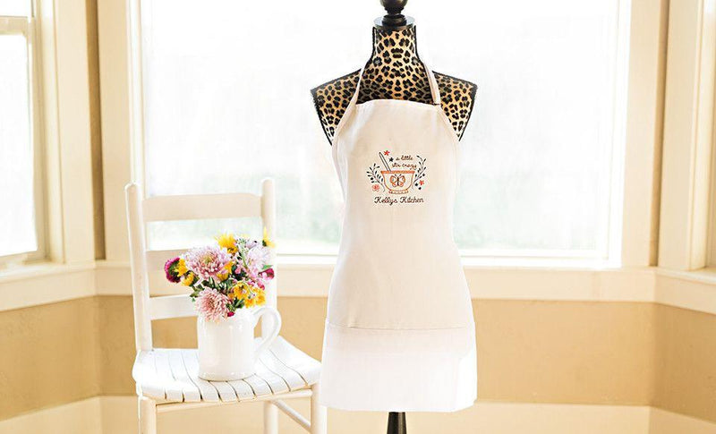 Personalized Embroidered Aprons -  - Qualtry