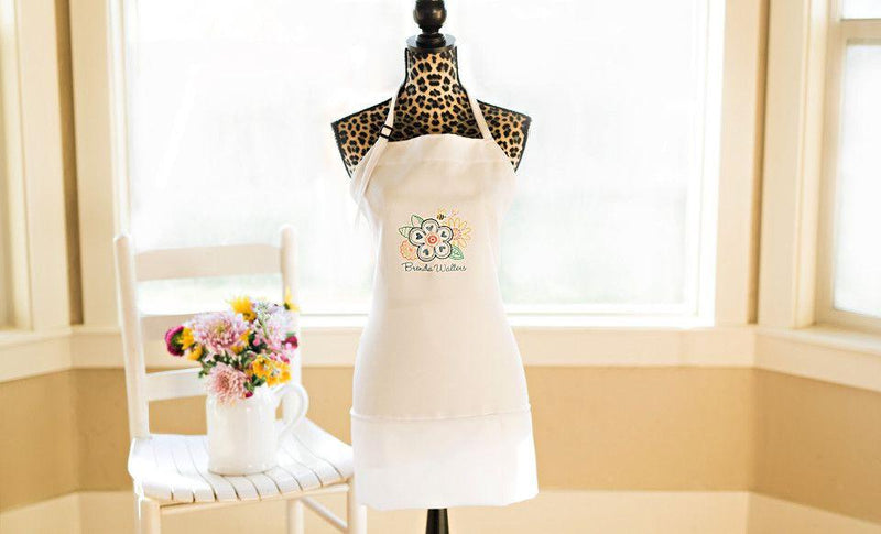 Personalized Embroidered Aprons -  - Qualtry