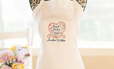 Personalized Embroidered Aprons -  - Qualtry