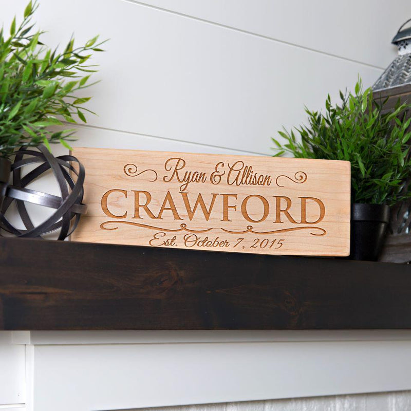 Personalized Family Name House Signs -