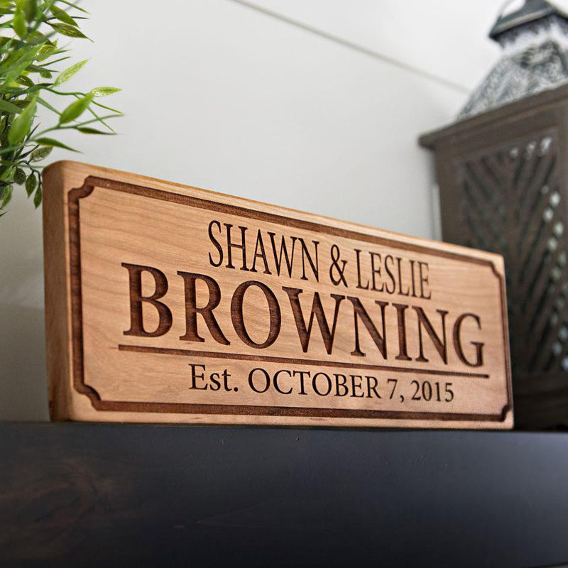 Personalized Family Name House Signs -  - Qualtry
