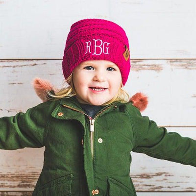 Kids Personalized Beanie Hats - Rose - Qualtry
