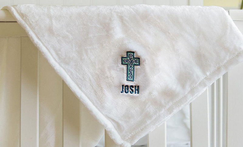 Personalized Embroidered Baby Blankets with Animal Designs -  - Qualtry