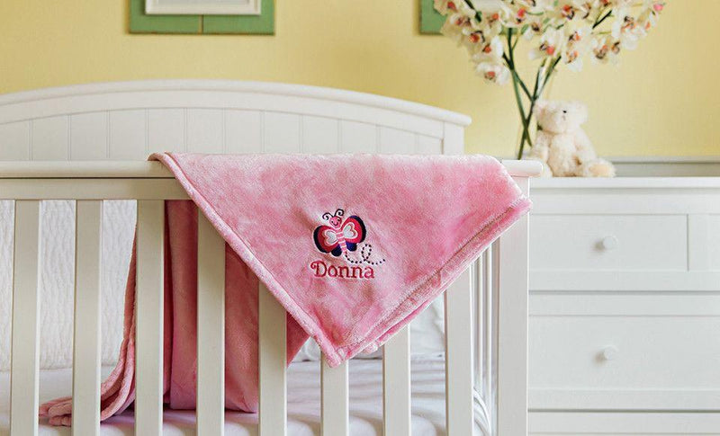 Personalized Embroidered Baby Blankets with Animal Designs -  - Qualtry