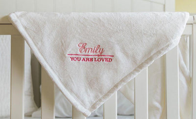 Personalized Embroidered Baby Blankets with Animal Designs -  - Qualtry