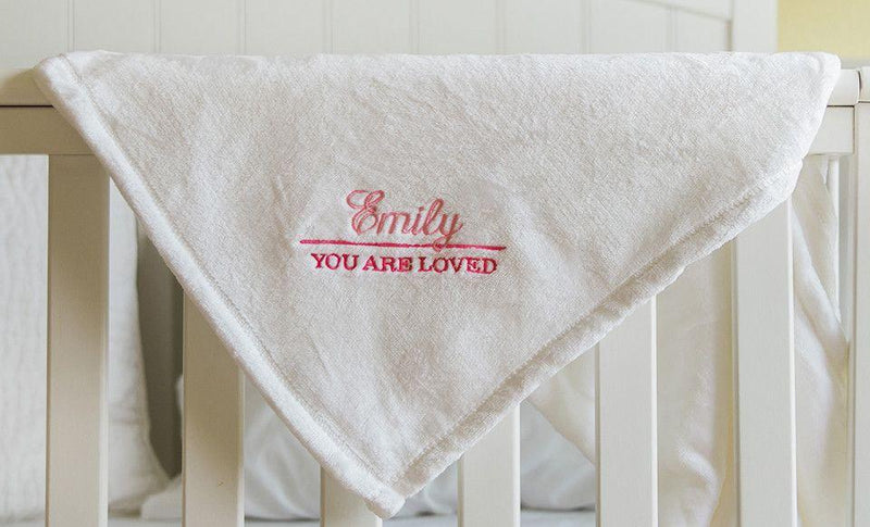 Personalized Embroidered Baby Blankets with Animal Designs -  - Qualtry