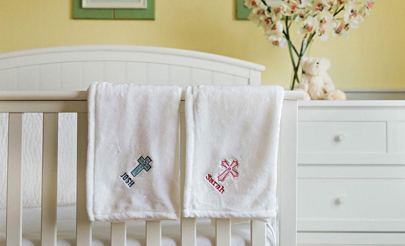 Personalized Embroidered Baby Blankets with Animal Designs -  - Qualtry