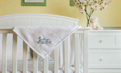 Personalized Embroidered Baby Blankets with Animal Designs -  - Qualtry