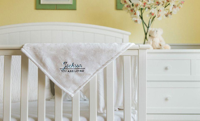 Personalized Embroidered Baby Blankets with Animal Designs -  - Qualtry