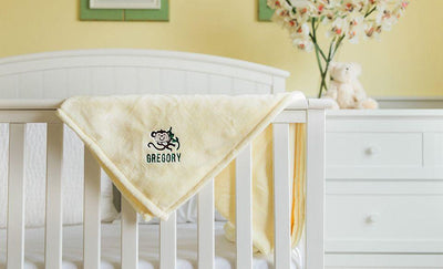 Personalized Embroidered Baby Blankets with Animal Designs -  - Qualtry