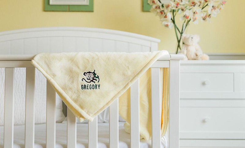 Personalized Embroidered Baby Blankets with Animal Designs -  - Qualtry