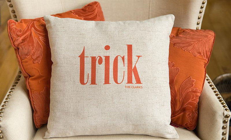 Personalized Halloween Throw Pillow Covers -  - Qualtry