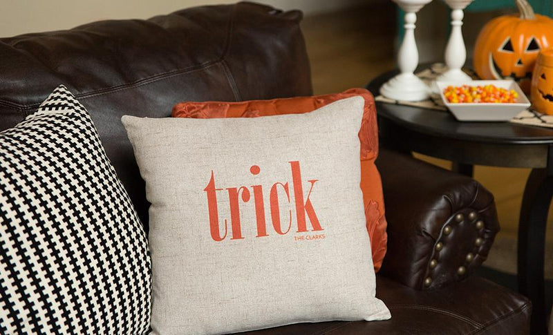 Personalized Halloween Throw Pillow Covers -  - Qualtry