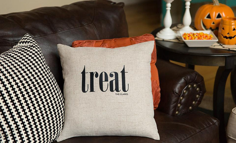 Personalized Halloween Throw Pillow Covers -  - Qualtry