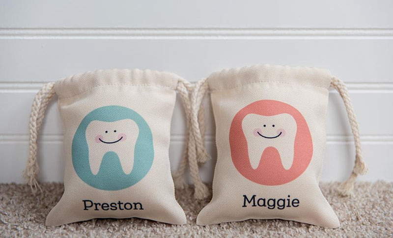 Personalized Kids Tooth Fairy Bags -  - Wingpress Designs