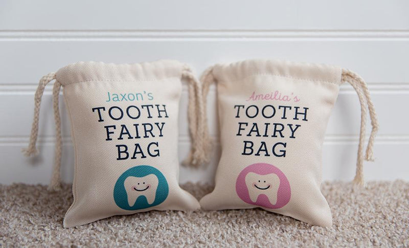 Personalized Kids Tooth Fairy Bags -  - Wingpress Designs