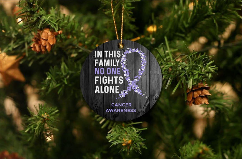 Personalizable No One Fights Alone Christmas Ornaments -  - Qualtry