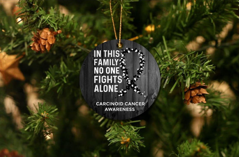 Personalizable No One Fights Alone Christmas Ornaments -  - Qualtry