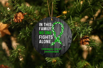 Personalizable No One Fights Alone Christmas Ornaments -  - Qualtry