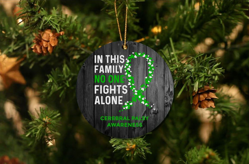 Personalizable No One Fights Alone Christmas Ornaments -  - Qualtry