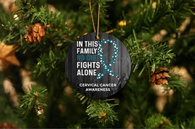 Personalizable No One Fights Alone Christmas Ornaments -  - Qualtry
