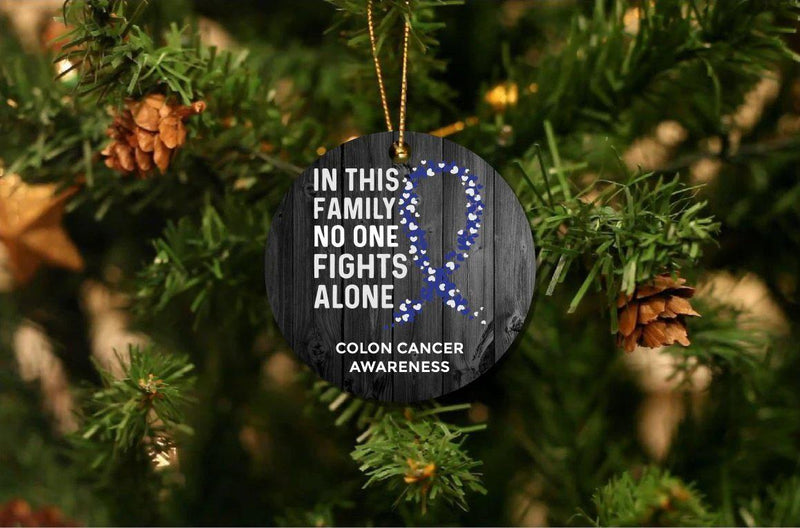Personalizable No One Fights Alone Christmas Ornaments -  - Qualtry