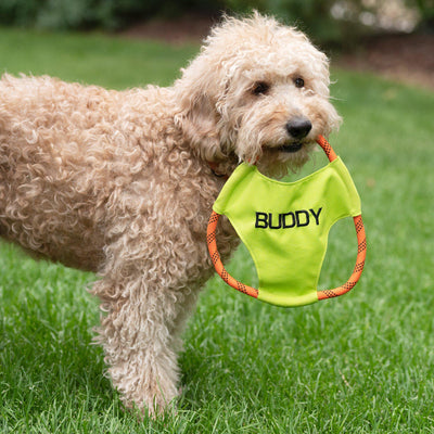 Personalized Dog Rope Frisbee -  - Qualtry
