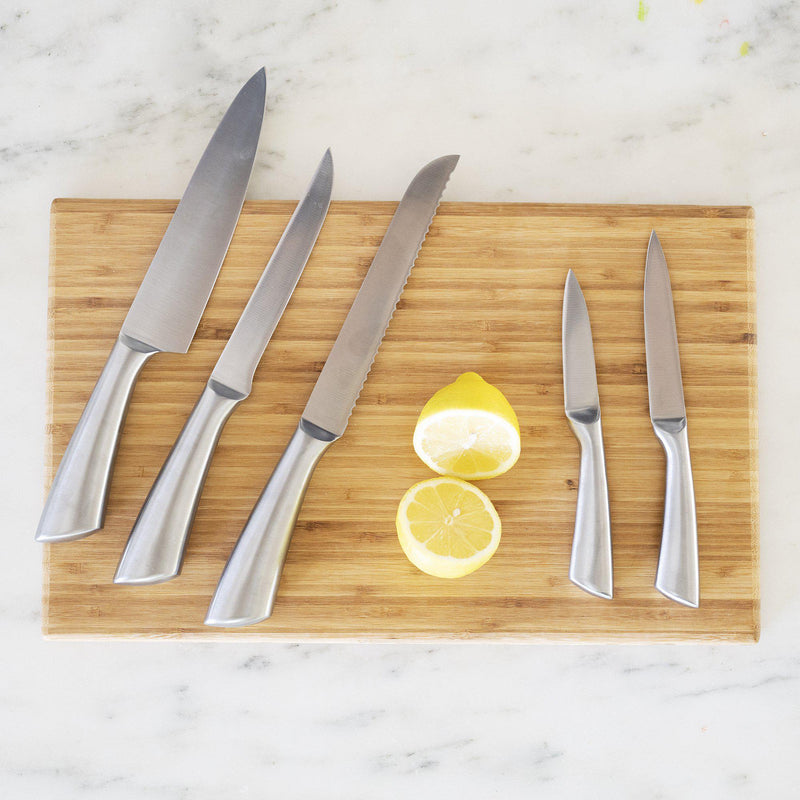 Set of 5 Stainless Steel Knives -  - Qualtry