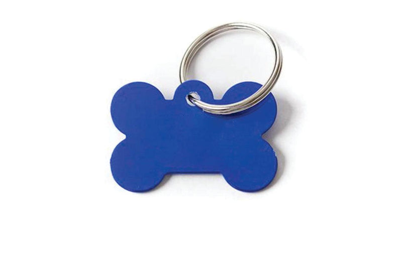 Personalized Large Pet Tags - Blue - Qualtry