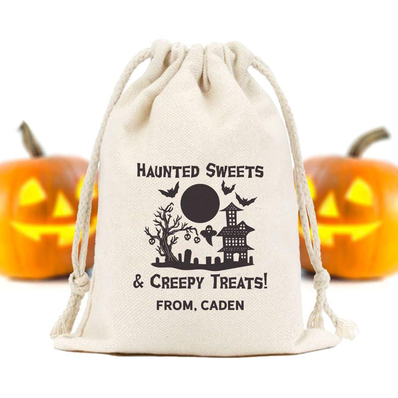 Personalized Halloween Favor Bags -  - Wingpress Designs