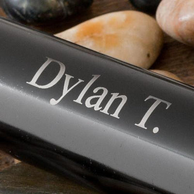 Personalized Black LED Aluminum Flashlight -  - JDS
