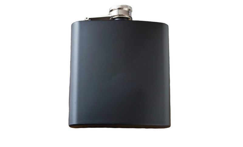 Personalized Matte Black Flask -  - Completeful
