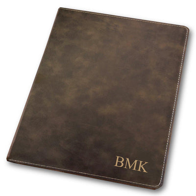 Personalized Portfolio with Notepad - Rustic - JDS