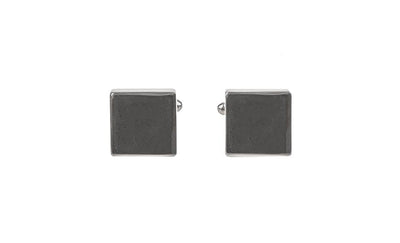 Personalized Square Gunmetal Cufflinks -  - JDS