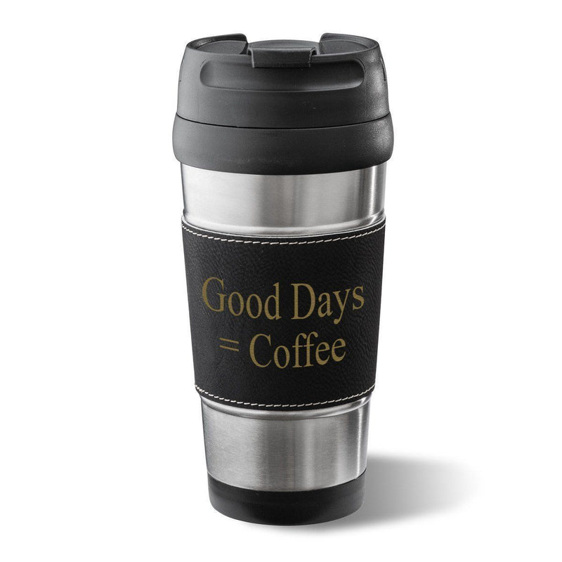 Personalized Wrapped Tumbler - 16 oz. - Black - JDS