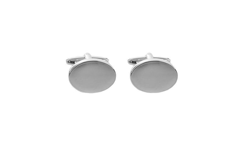 Personalized Modern Oval Cufflinks -  - JDS