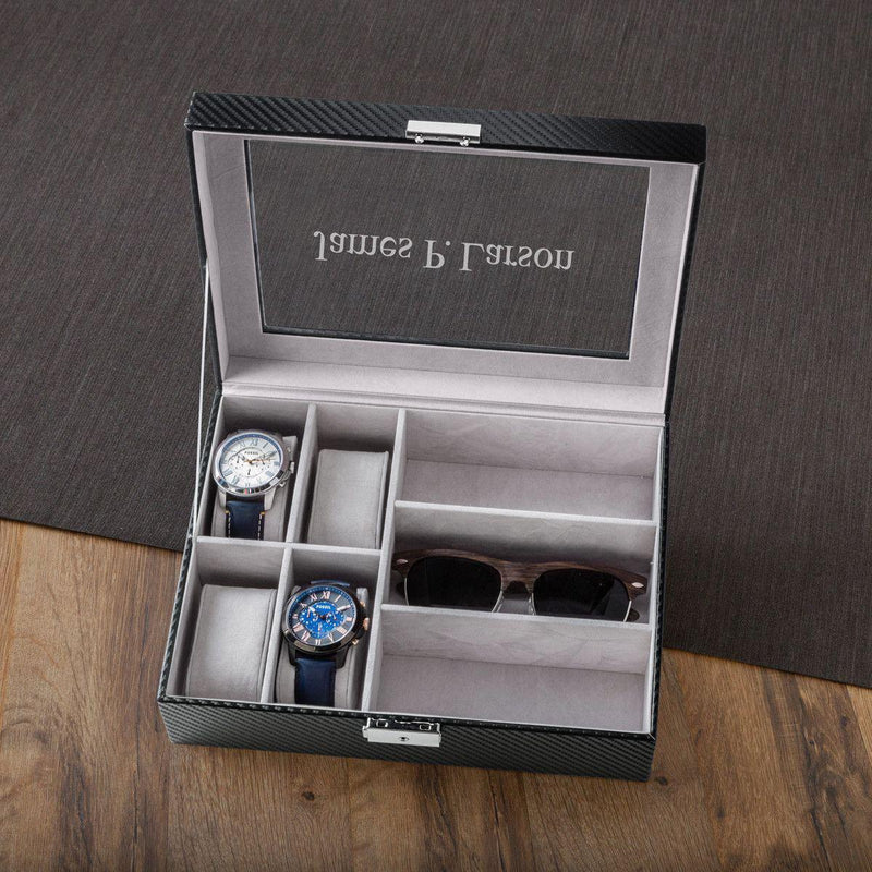 Personalized Watch Box & Sunglasses Box Combo -  - JDS