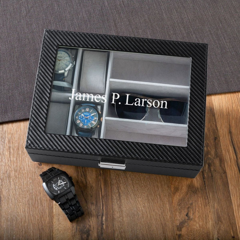 Personalized Watch Box & Sunglasses Box Combo -  - JDS