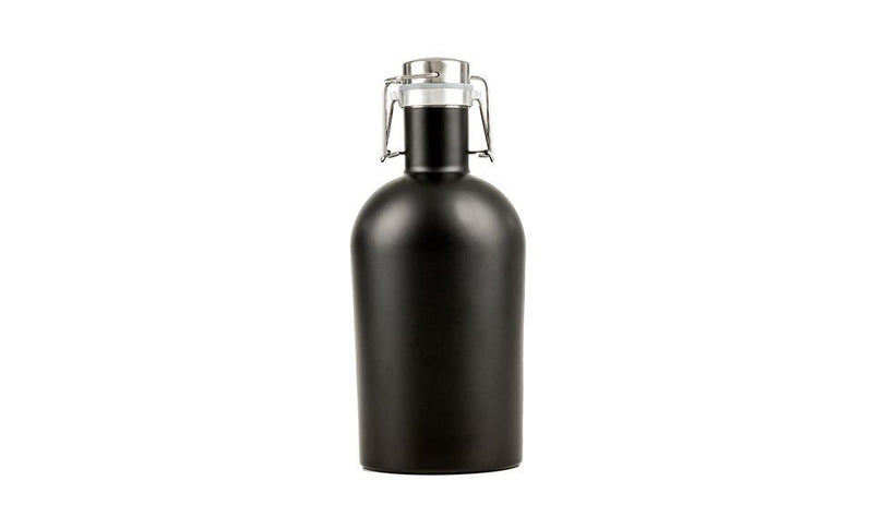 Personalized Matte Black Beer Growler - 64 oz. -  - JDS