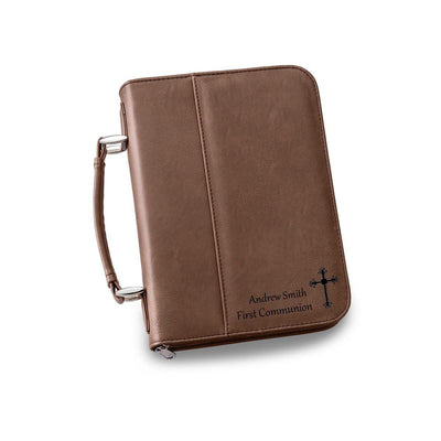 Personalized Small Bible Case - 6 Colors - Dark Brown - JDS