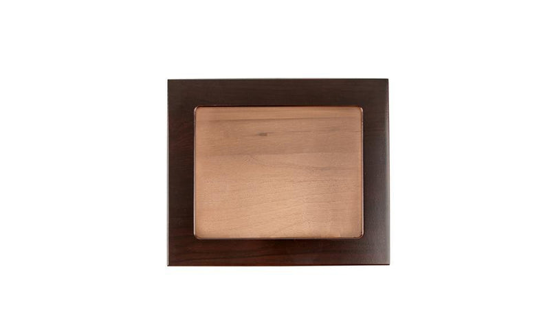Personalized Glass Top Mahogany Humidor -